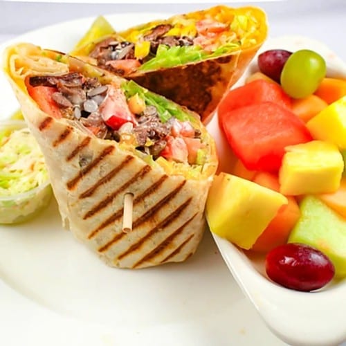 Baja Steak Wrap Deluxe.