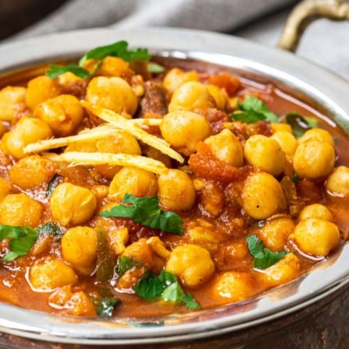Chana Masala (Chick Peas).