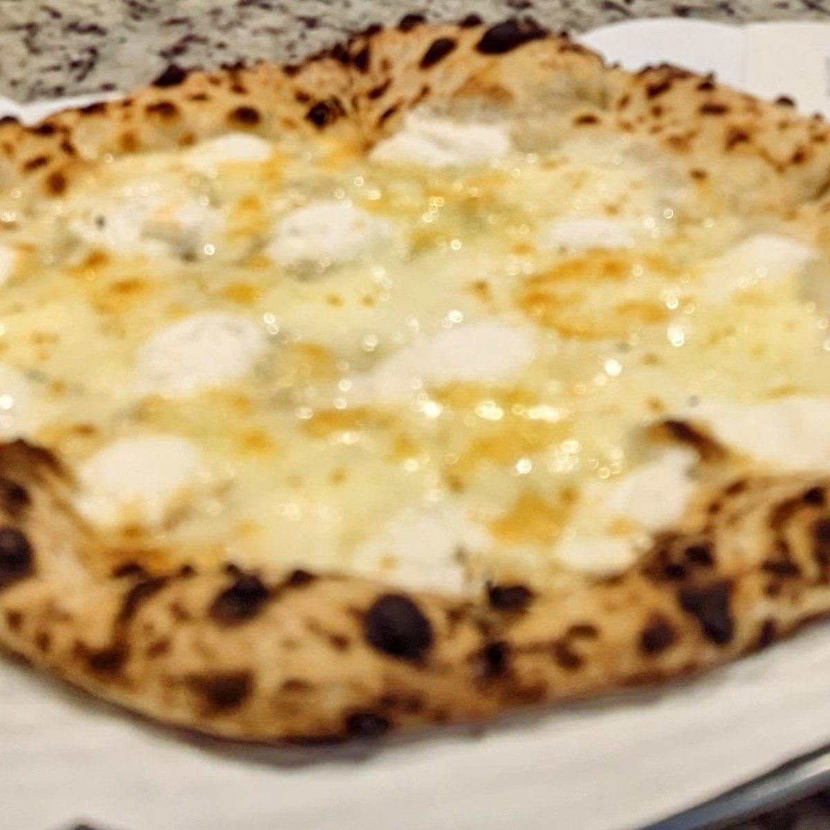 Four Cheese Please Pizza.