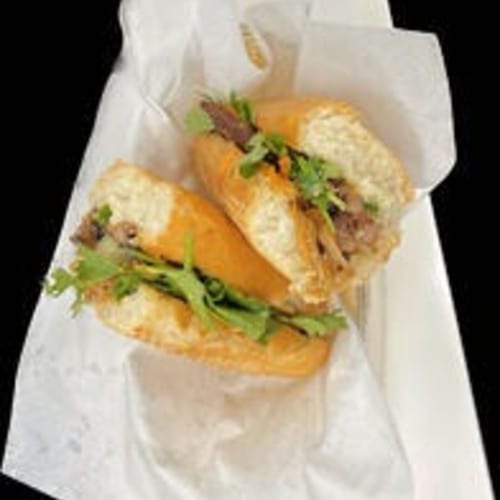 French Bread with Char-grilled Beef.