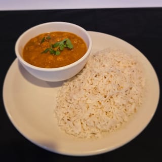 Chana Masala and Basmati Rice