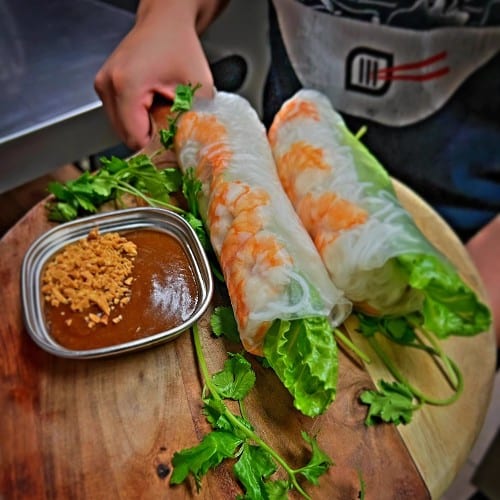 Shrimp Spring Rolls.