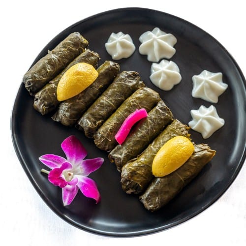 Grapeleaves Entree.