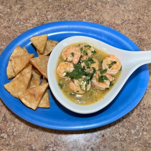 Camarones Al Ajillo.