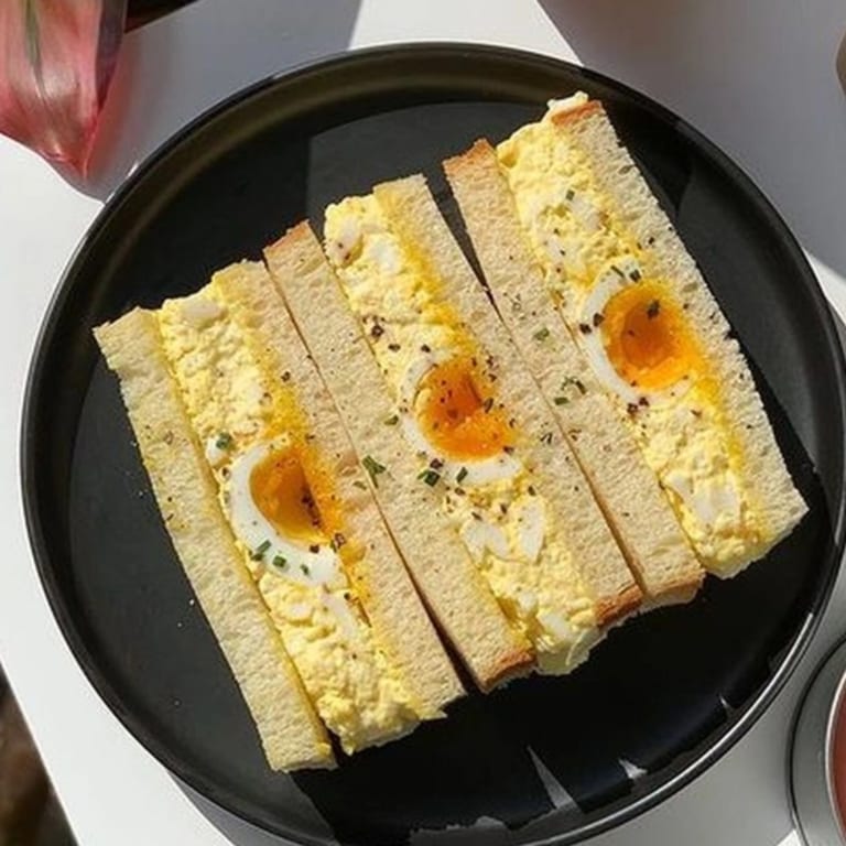 Soft & Savory Bites - Egg Sandwiches, Elevated