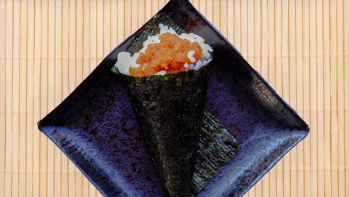 Spicy Tuna Hand Roll (No Cucumber).