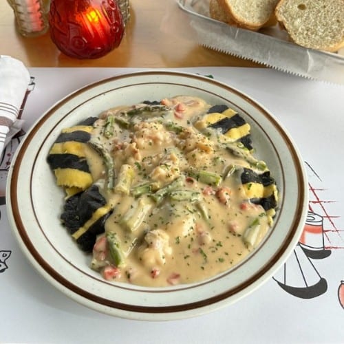 Lobster Ravioli.