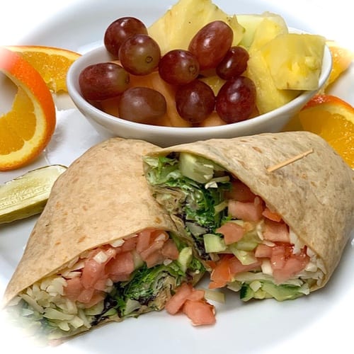 Cucumber Avocado Wrap.