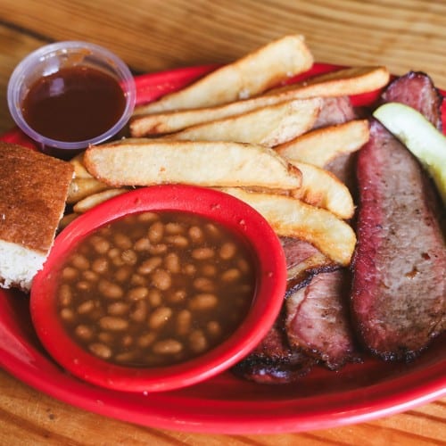 BBQ Brisket Plate.