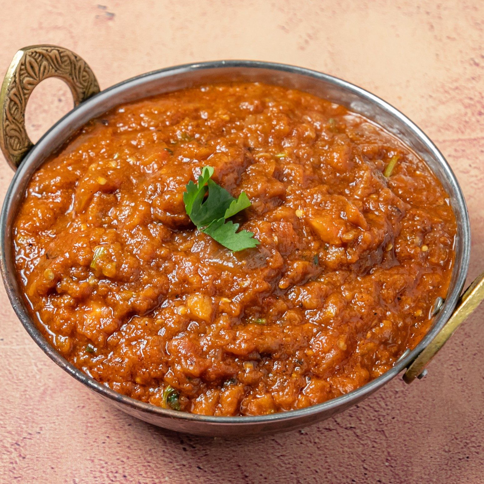 Vegan Baingan Bhartha.