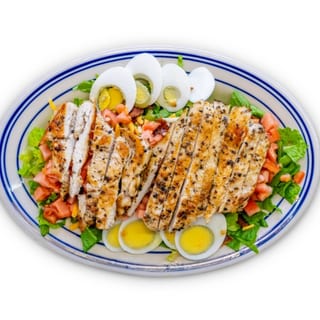 Grilled Chicken and Eggs Platter