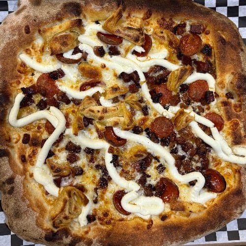 Killer Crabs from Outer Space Pizza.