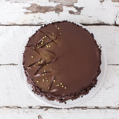 10" Chocolate Chocolate Mousse Cake-Serves 14-18 - 2 day Preorder.