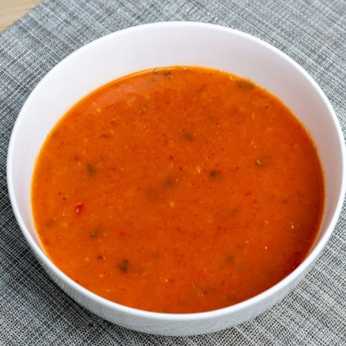 Cup of Spaghetti Sauce.