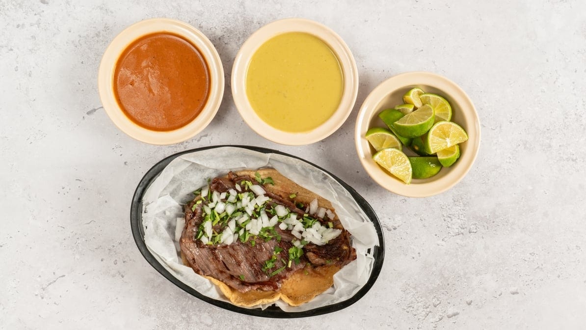 Taco De Cecina / Dried Steak.