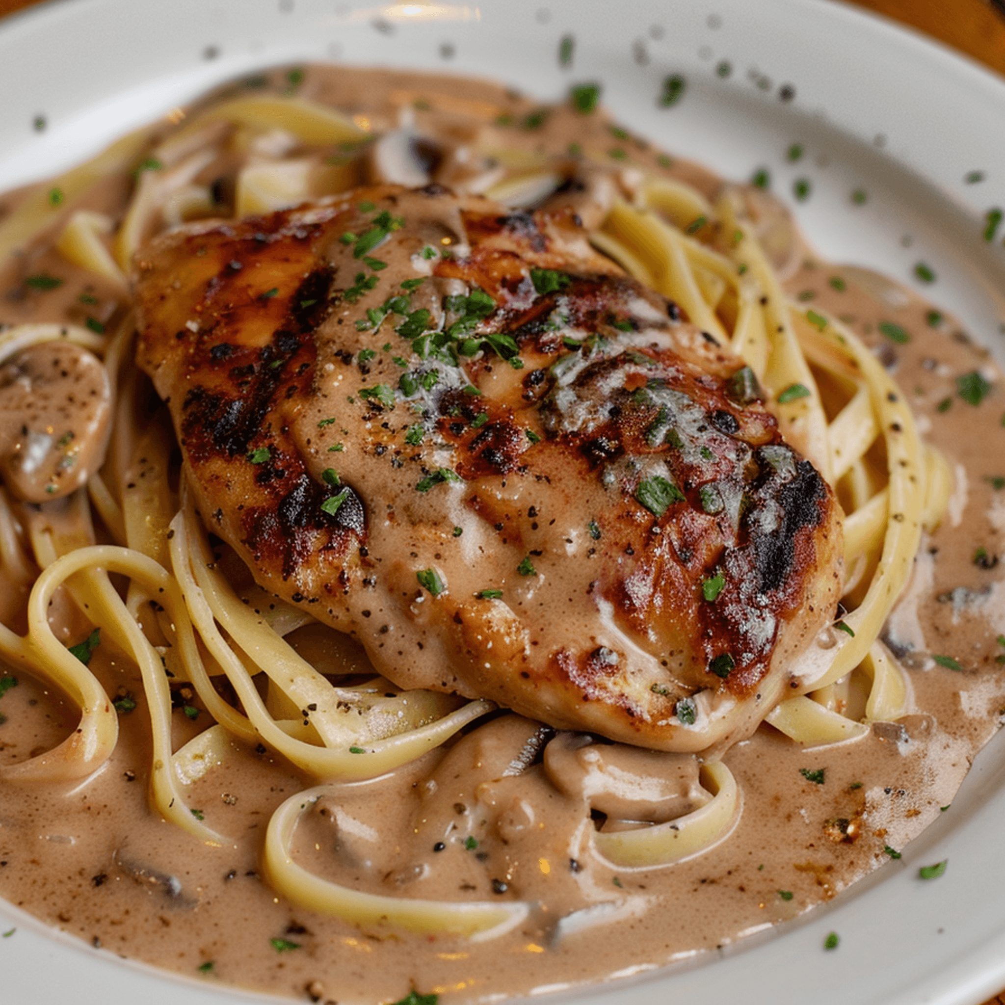 Chicken Marsala.