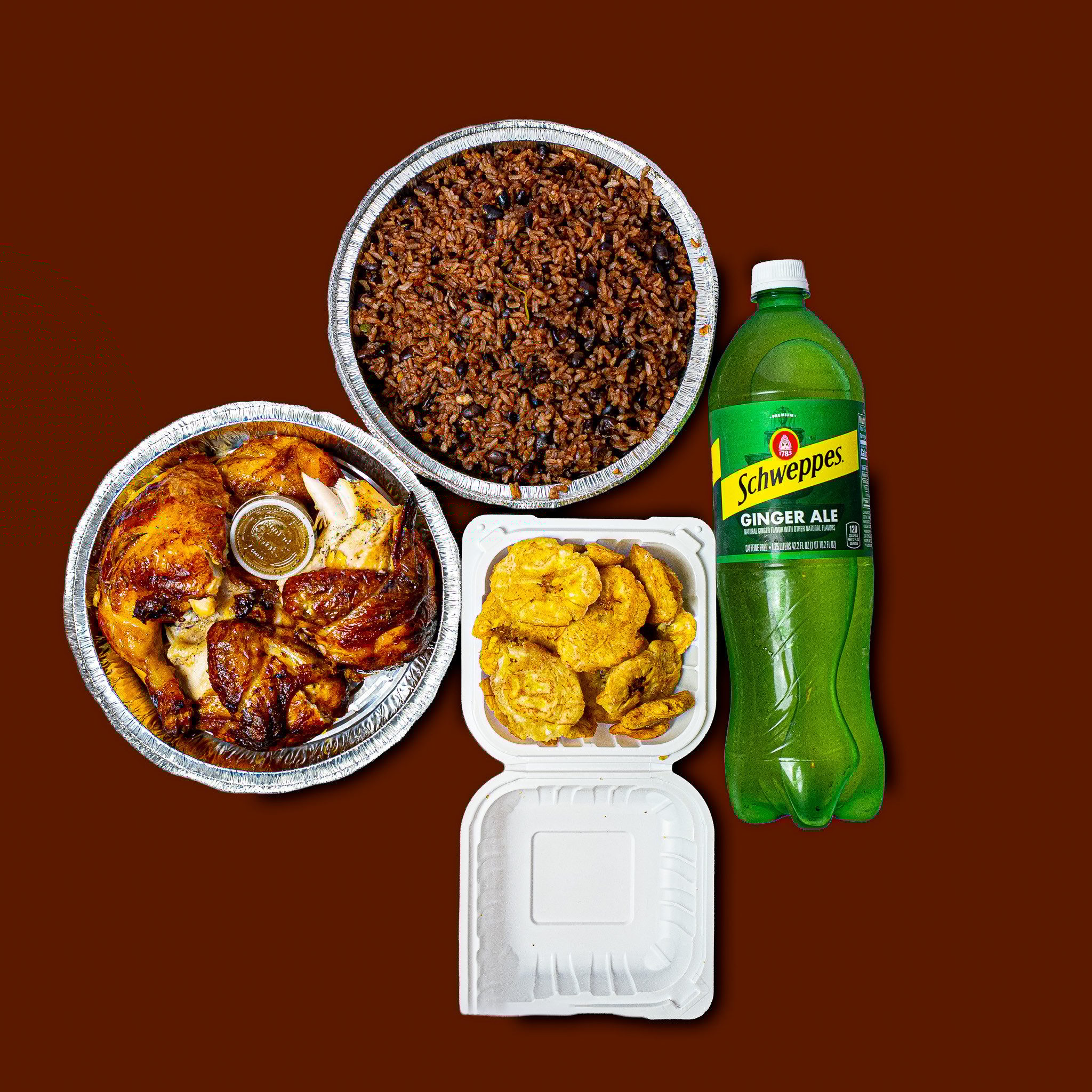 Combo #1. One Pollo, Arroz Gde Combo.