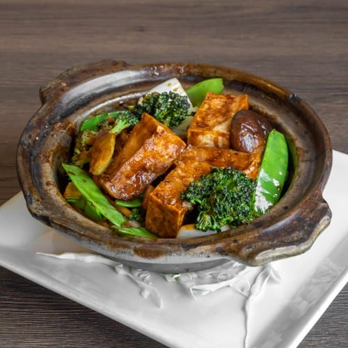 Tofu Vegetable Hot Pot.