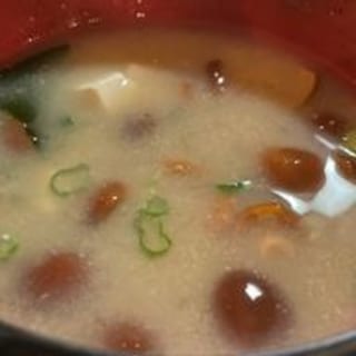 58. Miso Soup w/ Japanese Nameko Mushroom