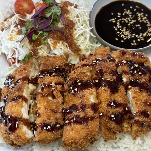 Katsu Pork Tenderlion Plate.
