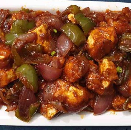 Paneer Chili (Chinese).
