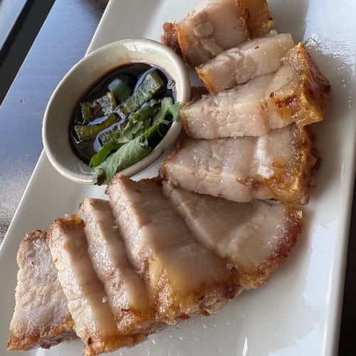 Crispy Pork Belly (appetizer).