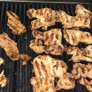 Chicken & pork teriyaki rice meal