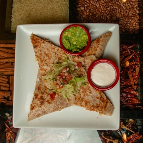 Shrimp Quesadilla.