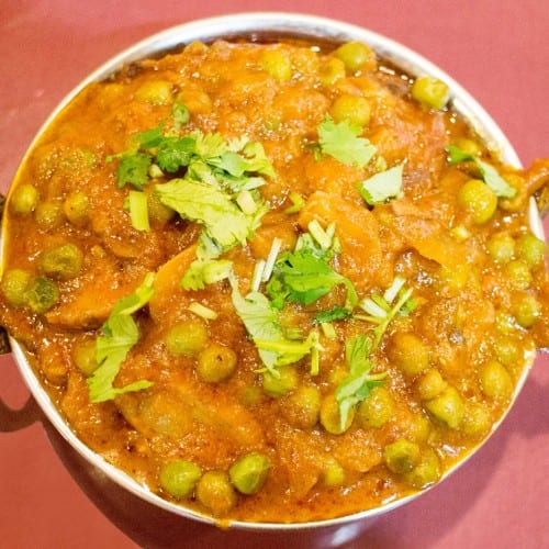 Aloo Mattar.
