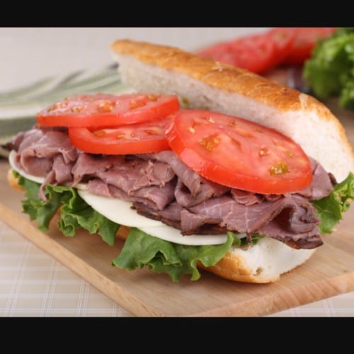 Roast Beef Sub.