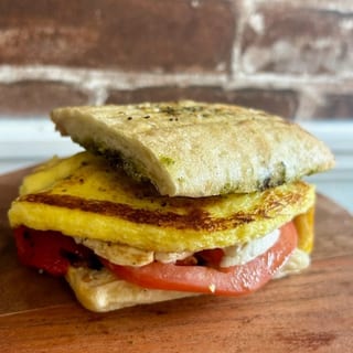 The Breakfast Caprese Sandwich