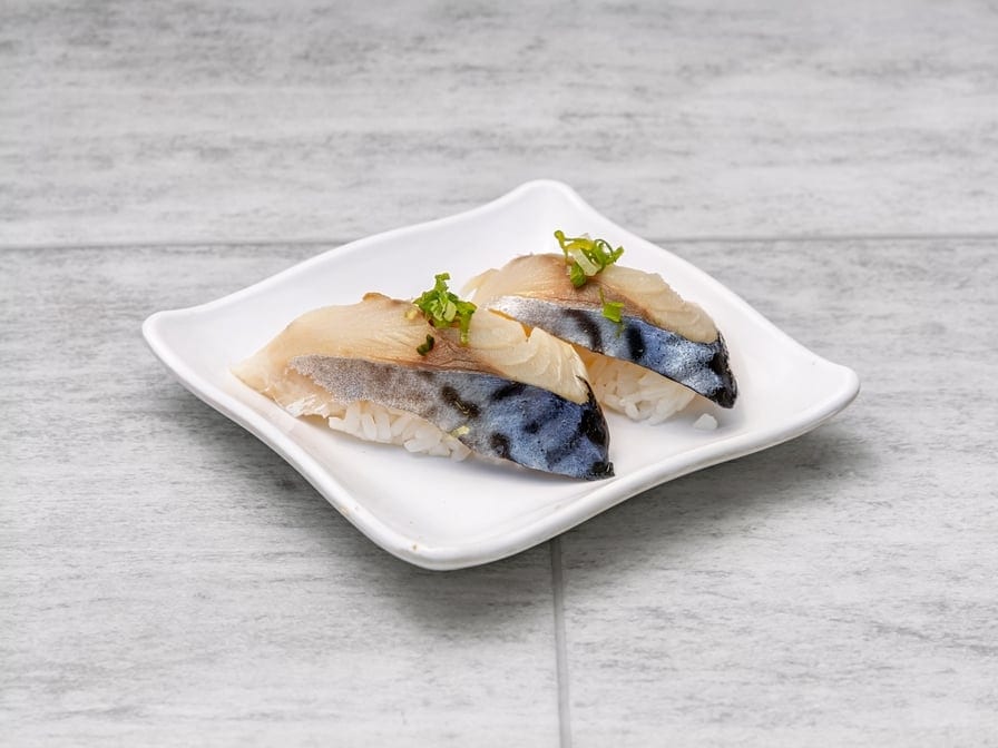 Japanese Mackerel Sushi.