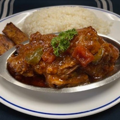 Cordero en Vino Rojo.