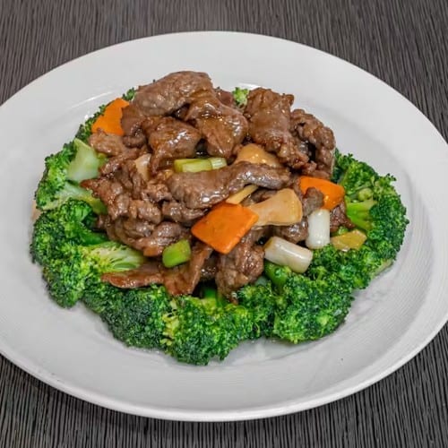 Sautéed Beef with Broccoli.