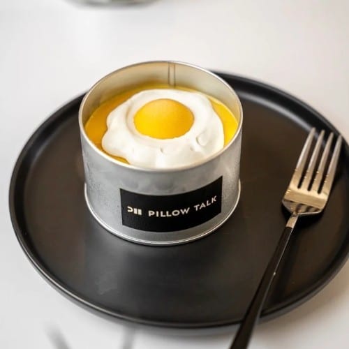 Sunny Side Up Cake (Coconut Mango Mousse Cake).