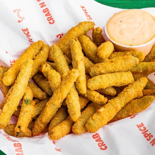 Fried String Beans Basket.