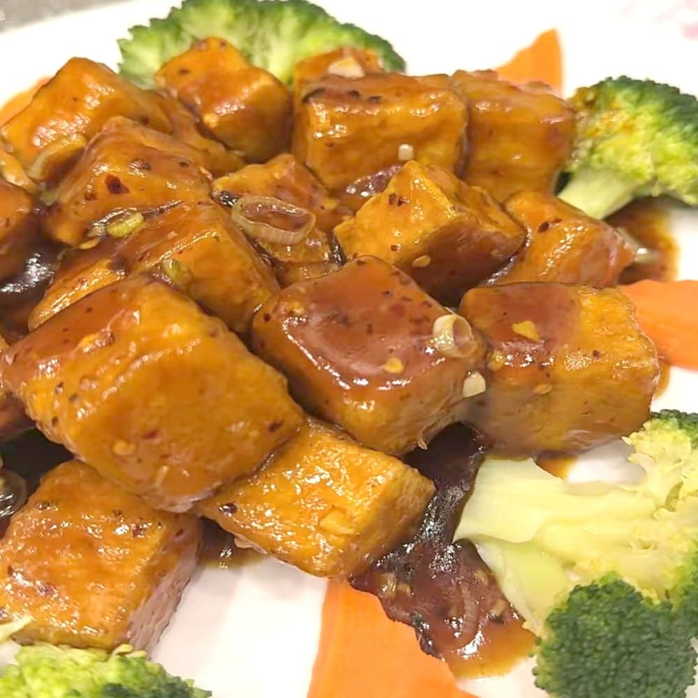 General Tso's Tofu Dinner.