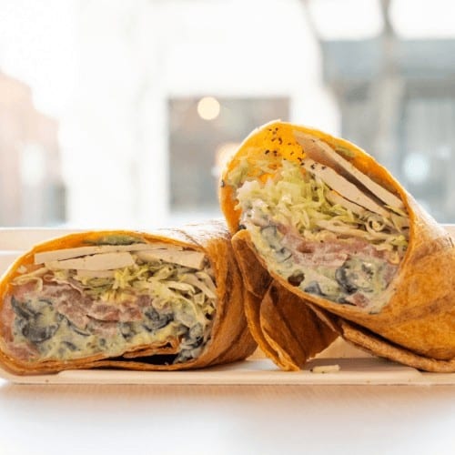 Roasted Tofu Wrap.