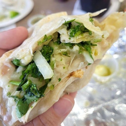 Burritos Frijol Y Queso.