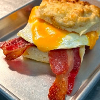 Biscuit Breakfast Sammich Meal