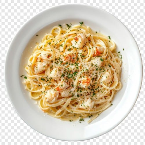 Seafood Alfredo.