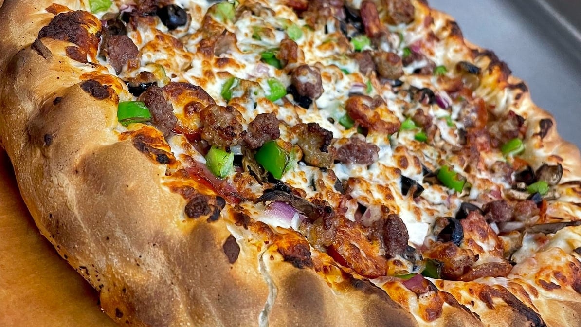 Deep Dish Combination Pizza.