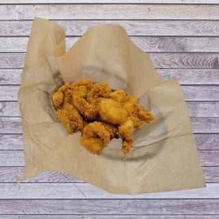 Add (2.5 oz) popcorn shrimp