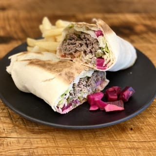 Jerusalem Cheesesteak Sandwich