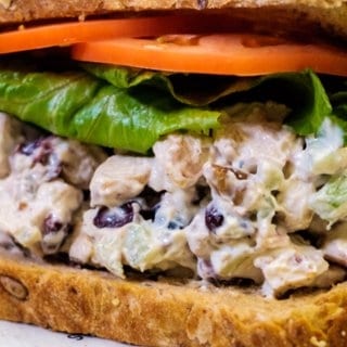 Walnut-Cranberry-Chicken Salad Sandwich Boxed Lunch