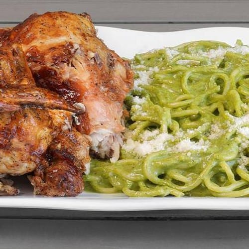 Pesto Chicken.
