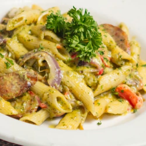 Penne Pesto.