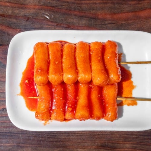 Rice Cake Skewer.