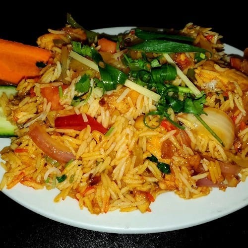 Vegetable Biryani.
