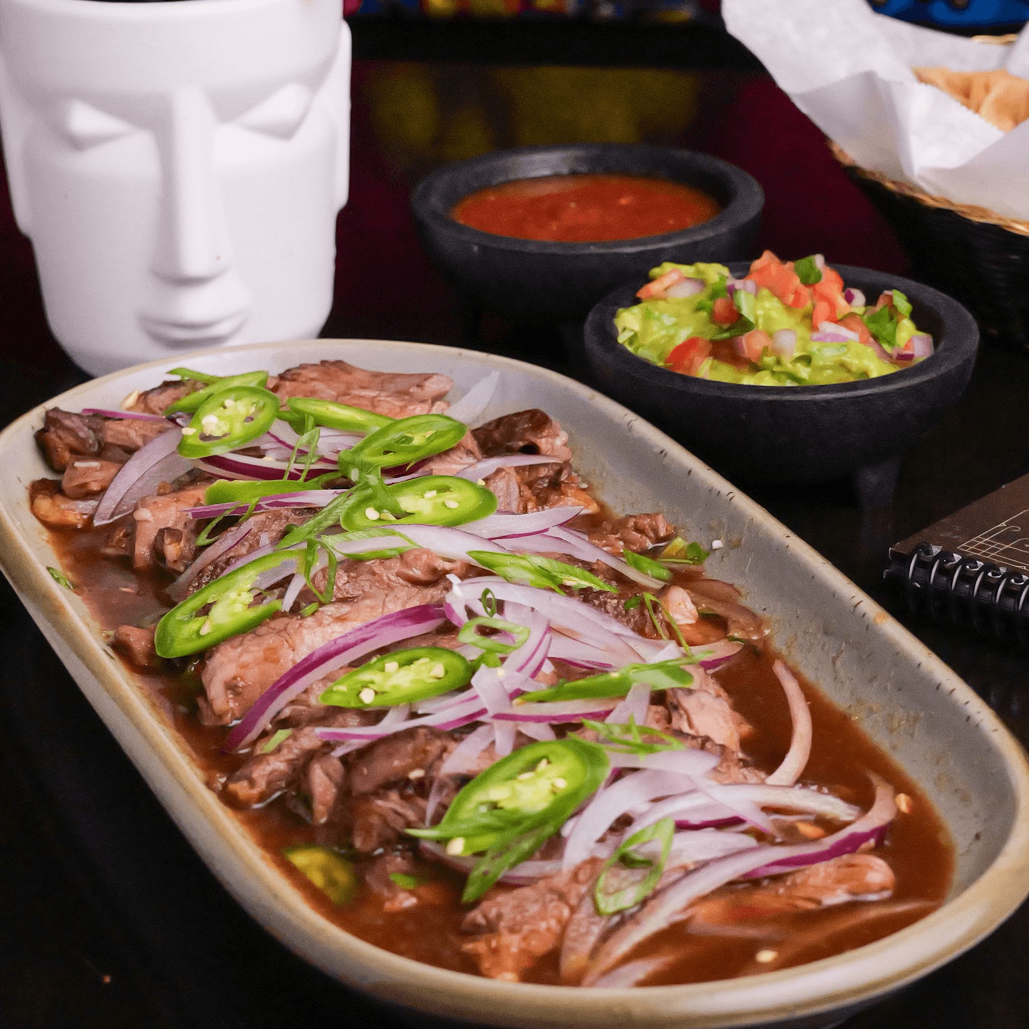 Tiradito de Rib Eye.